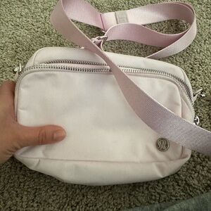 Lululemon Athletica Light Pink Crossbody Bag